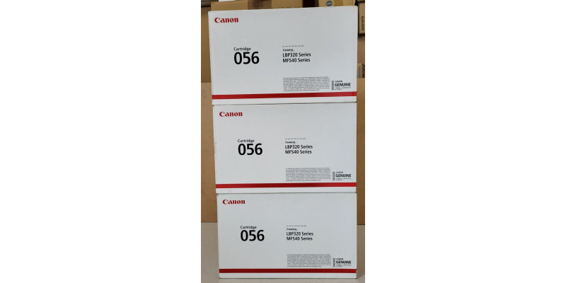 3 Toner Canon 056 Schwarz 3007C002 Neu OVP A-Ware Original LBP320 MF540  