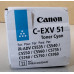 Toner Canon C-EXV51 Cyan 0482C002 Neu OVP A-Ware Original iR ADV C5535 . 