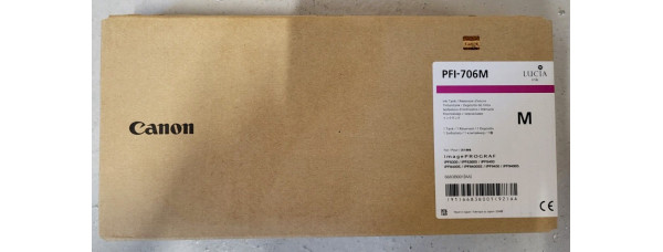 Tintenpatrone Canon PFI-706M Magenta Neu OVP B-Ware IPF 8300  10.2023 
