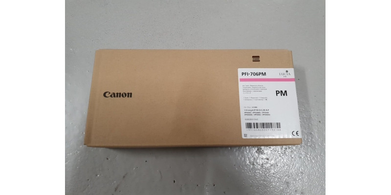 Tintenpatrone Canon PFI-706PM Photo Magenta Neu OVP A-Ware IPF 8300  08.2025 