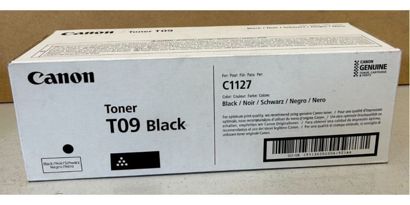 Toner Canon T09 Schwarz 3020C006 Neu OVP Original C1127  . 
