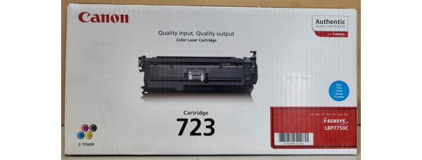 Toner Canon 723 Cyan 2643B002 Neu OVP A-Ware Original i-Sensys LBP7750C  