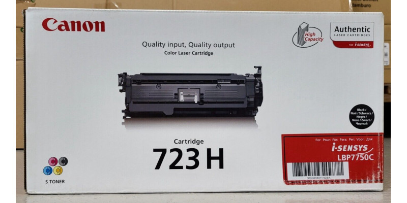 Toner Canon 723H Schwarz 2645B011 Neu OVP Original i-Sensys LBP7750C . 