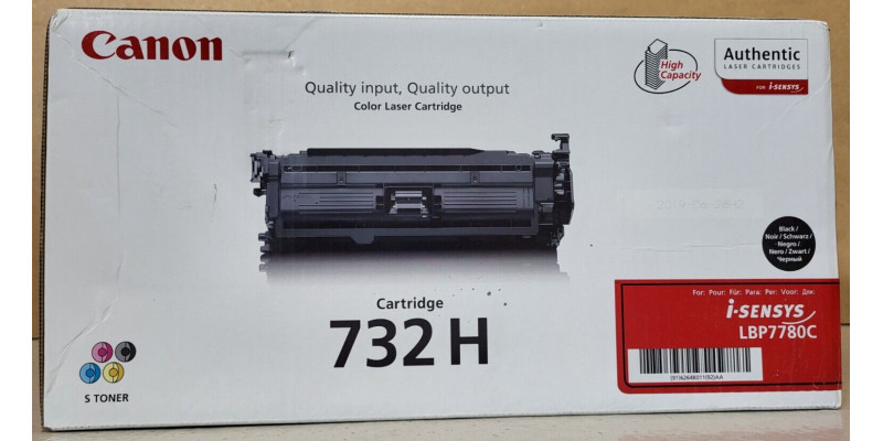 Toner Canon 732H Schwarz 6264B002 Neu OVP A-Ware Original i-Sensys LBP7780C  