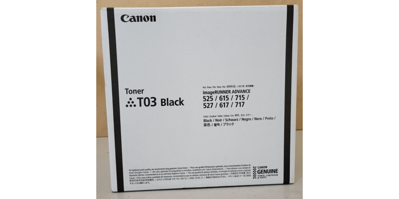 Toner Canon T03 Schwarz 2725C001 Neu OVP A-Ware Original iR ADVANCE 615 . 