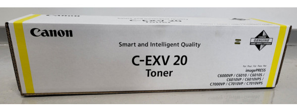 Toner Canon C-EXV20 Gelb Neu OVP A-Ware Original imagePress C6000VP . 