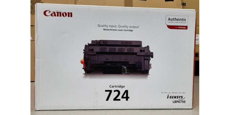 Toner Canon 724 Schwarz 3481B002 Neu OVP B-Ware Original i-Sensys LBP6750 . 