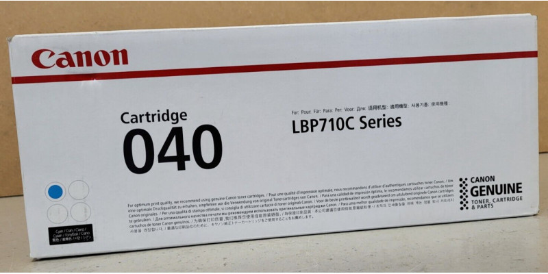 Toner Canon 040 Cyan 0458C001 Neu OVP A-Ware Original i-Sensys LBP7100C . 