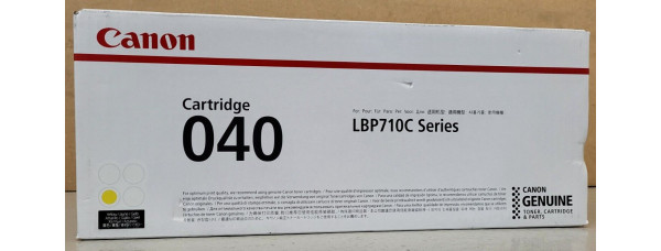 Toner Canon 040 Gelb 0454C001 Neu OVP A-Ware Original LBP710C Series  
