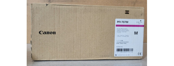 Tintenpatrone Canon PFI-707M Magenta Neu OVP B-Ware iPF830  MHD: 07.2018 