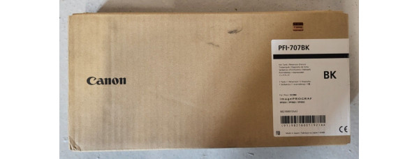 Tintenpatrone Canon PFI-707BK Schwarz Neu OVP B-Ware Original iPF830 03.2023 Rg 