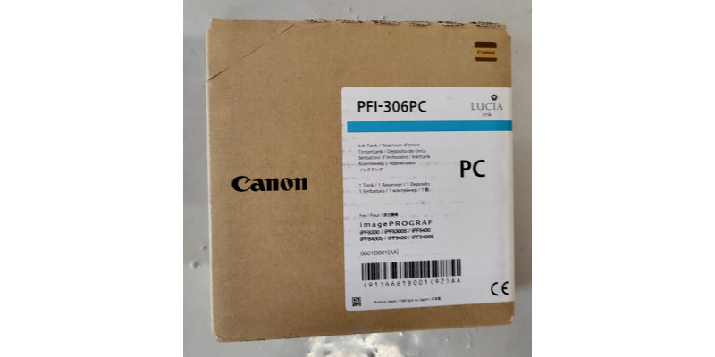 Tinte Canon PFI-306PC Photo Cyan iPF8300 Neu OVP B-Ware  MHD: 03.2023 
