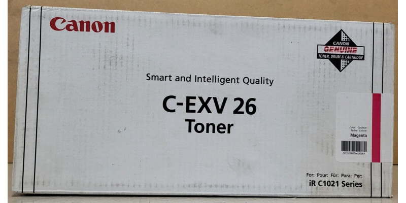 Toner C-EXV26 Magenta 1658B006 Neu OVP Original IR C1021 IR C1028  