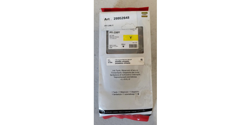 Tintenpatrone Canon PFI-206Y Gelb 5306B001 Neu OVP Original iPF680 . 