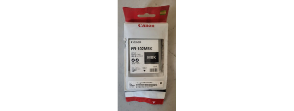 Tintenpatrone Canon PFI-102MBK Schwarz Matt Neu OVP B-Ware Original iPF500 05.18 