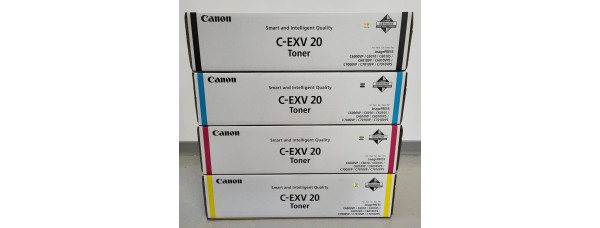 4 Toner Canon C-EXV20 CMYK Neu OVP A-Ware Original imagePress C6000VP  