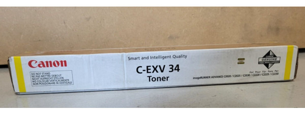 Toner Canon C-EXV34 Gelb 3785B002 Neu OVP Original iR Advance C2020 . 