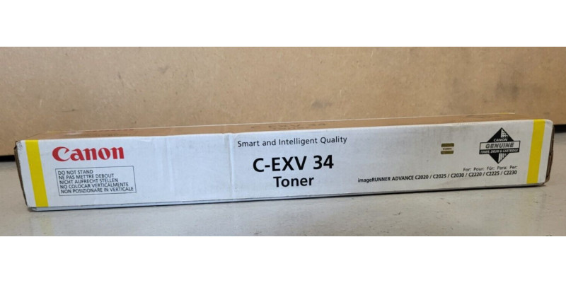 Toner Canon C-EXV34 Gelb 3785B002 Neu OVP Original iR Advance C2020 . 