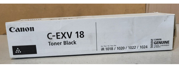Toner Canon C-EXV18 Schwarz 0386B002 Neu OVP B-Ware Original iR 1018 . 