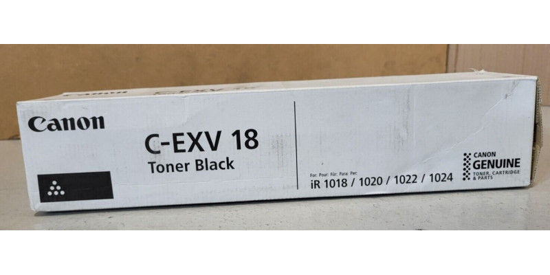 Toner Canon C-EXV18 Schwarz 0386B002 Neu OVP B-Ware Original iR 1018 . 