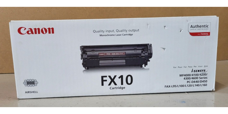 Toner Canon FX10 Schwarz 0263B002 Neu OVP Original MF4000 4100   