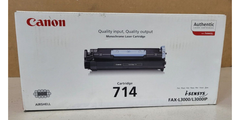 Toner Canon 714 Schwarz 1153B002 Neu OVP B-Ware Original i-Sensys Fax-L3000  