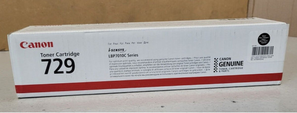 Toner Canon 729 Schwarz 4370B002 Neu OVP A-Ware Original i-Sensys LBP7010C  
