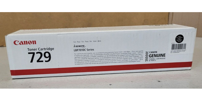 Toner Canon 729 Schwarz 4370B002 Neu OVP A-Ware Original i-Sensys LBP7010C  