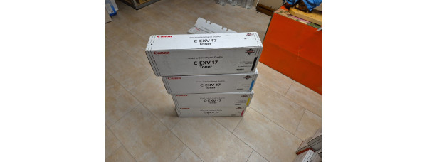 4 Toner Canon C-EXV17 CMYK Neu OVP iR C4080i 4580i B-Ware  