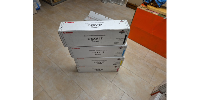 4 Toner Canon C-EXV17 CMYK Neu OVP iR C4080i 4580i B-Ware  