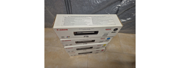 4 Toner Canon 716 CMYK Neu OVP A-Ware Original LBP 5050, MF8030C, MF8050  