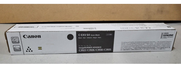 Toner Canon C-EXV64 Black Neu OVP A-Ware 5753C002 Original IR ADV C3922  