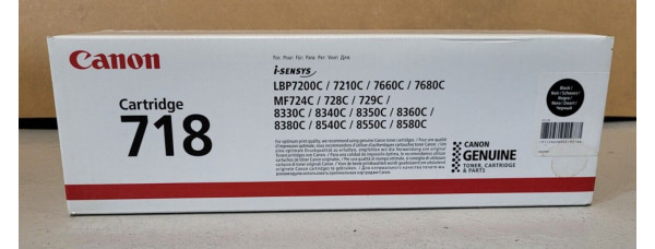 Toner Canon 718 Schwarz 2662B002 Neu OVP A-Ware Original i-SENSYS LBP7200C  