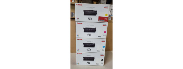 4 Toner 732 Canon CMYK Neu OVP Original i-Sensys LBP7780C  . 