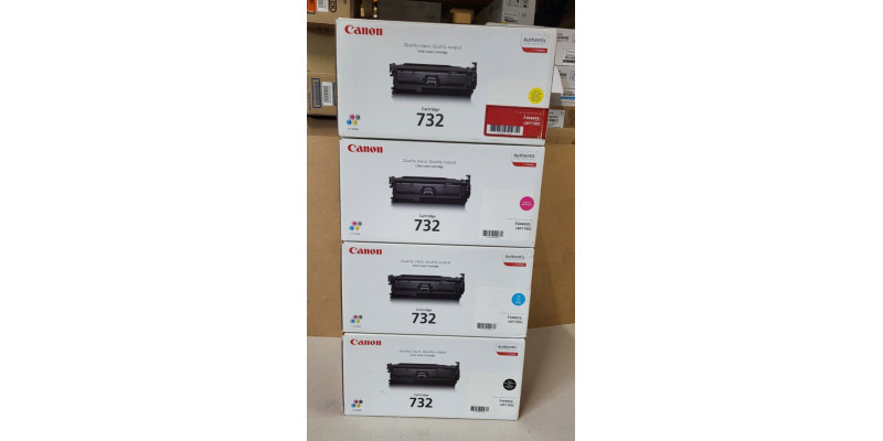 4 Toner 732 Canon CMYK Neu OVP Original i-Sensys LBP7780C  . 