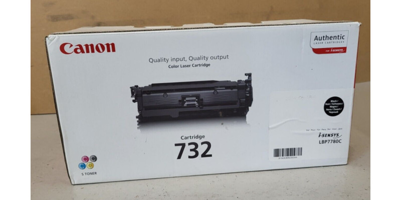Toner Canon 732 Schwarz 6263B002 Neu OVP Original i-Sensys LBP7780C . 