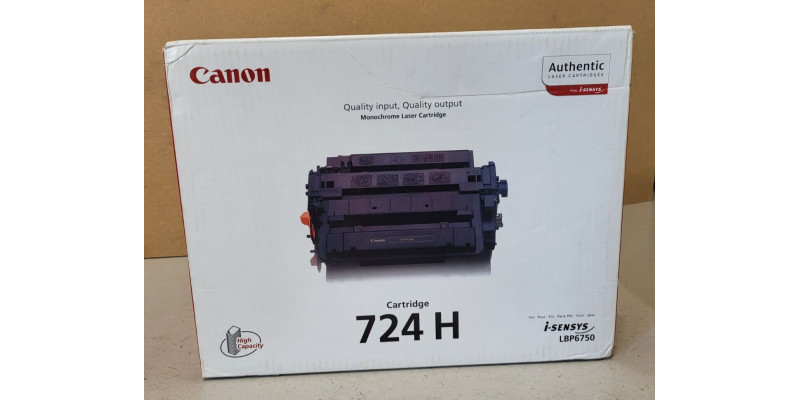 Toner Canon 724H Schwarz 3482B002 Neu OVP Original i-Sensys LBP6750 . 