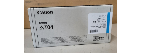 Toner Canon T04 Cyan 2979C001 Neu OVP Original iR Advance C475 C477  