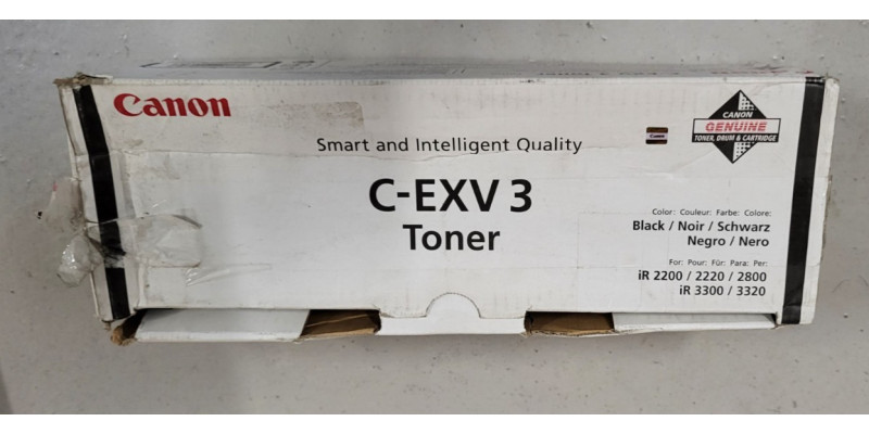 Toner Canon C-EXV3 Schwarz 6647A002 Neu OVP Original iR 2200 iR2220 . 