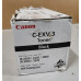 Toner Canon C-EXV3 Schwarz 6647A002 Neu OVP Original iR 2200 iR2220 . 