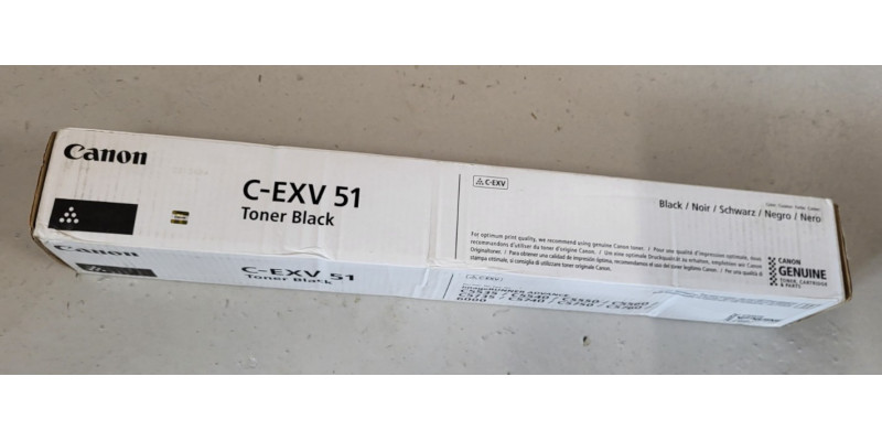 Toner Canon C-EXV51 Schwarz 0481C002 Neu OVP Original iR ADV C5535 . 