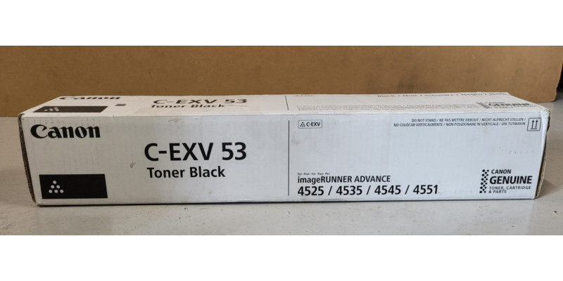 Toner Canon C-EXV 53 Schwarz 0473C002 Neu OVP Original iR ADV 4525 4535 . 