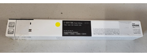 Toner Canon C-EXV58L Gelb 3769C002 Neu OVP Original IR ADV C5840 C5860 . 