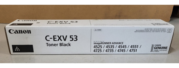 Toner Canon C-EXV 53 Schwarz 0473C002 Neu OVP A-Ware Original iR ADV 4525 4535 