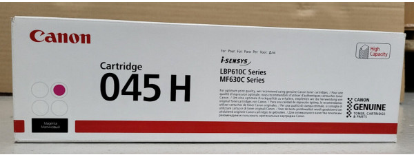 Toner Canon 045H Magenta 1244C002 Neu OVP A-Ware Original i-Sensys LBP610C . 