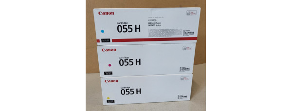 3 Toner Canon 055H Neu OVP A-Ware Original i-SENSYS LBP660C MF740C . 