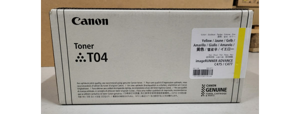 Toner Canon T04 Gelb 2977C001 Neu OVP A-Ware Original iR Advance C475 C477  