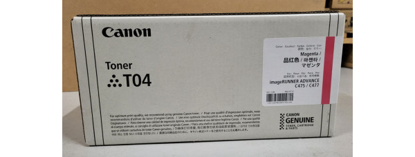 Toner Canon T04 Magenta 2978C001 Neu OVP A-Ware Original iR Adv C475 C477 Rg Mws 