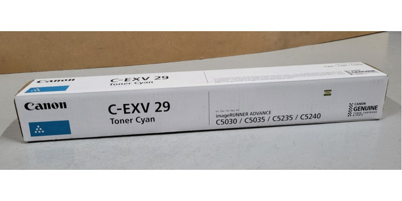 Toner Canon C-EXV29 Cyan 2794B002 Neu OVP A-Ware Original iR Advance C5030 Rg 