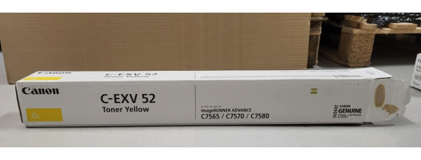 Toner Canon C-EXV52 Gelb 1001C002 Neu OVP Original iR ADV C7565 C7570  